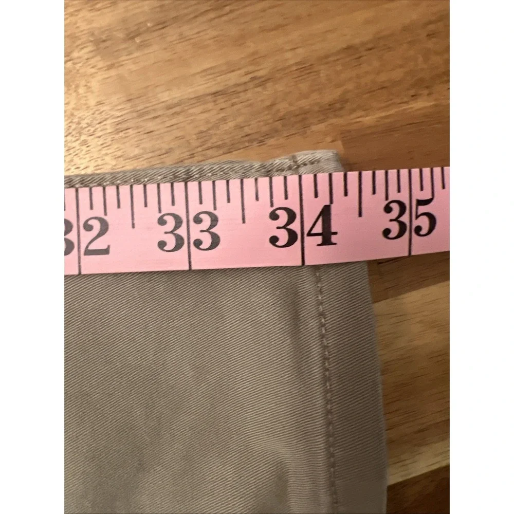 American Eagle Original Straight Flex Khakis Men's 30x36 Beige Pants - Picture 7 of 7